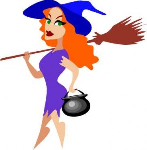 witch cartoon cute