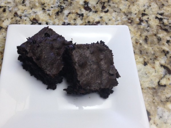 dark chocolate brownies