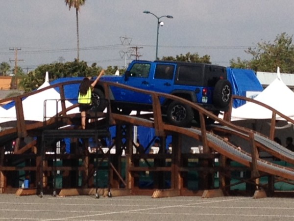 Auto Show 2015 Jeep blue